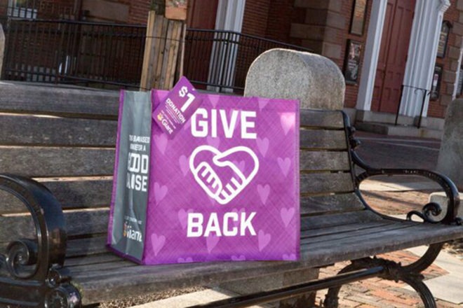 Giant give back reusable bag